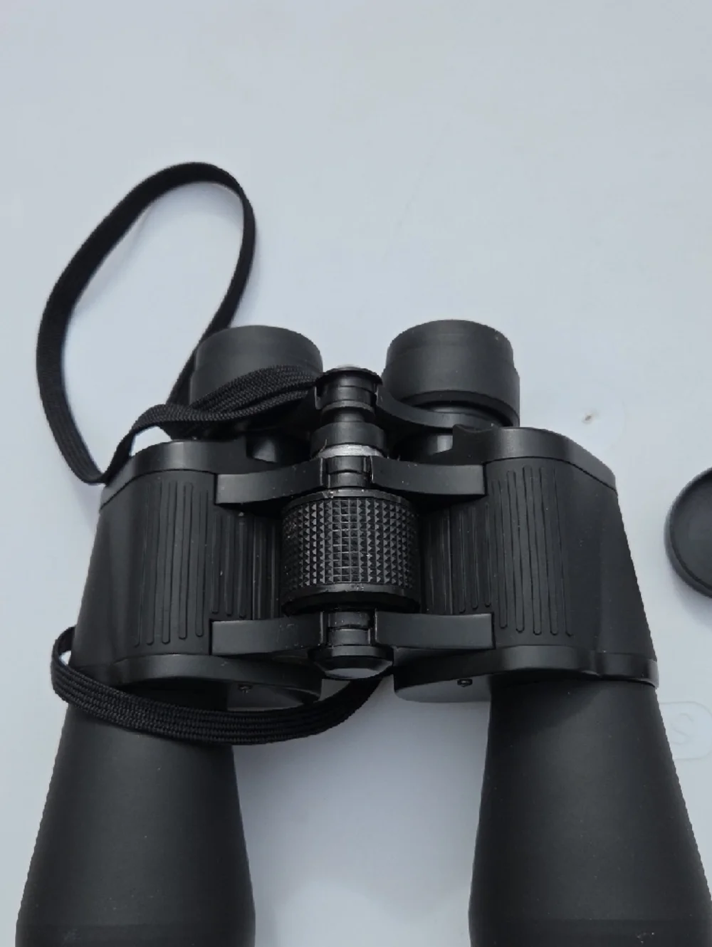 Black Binoculars with Red Lenses - Compact Outdoor Optics